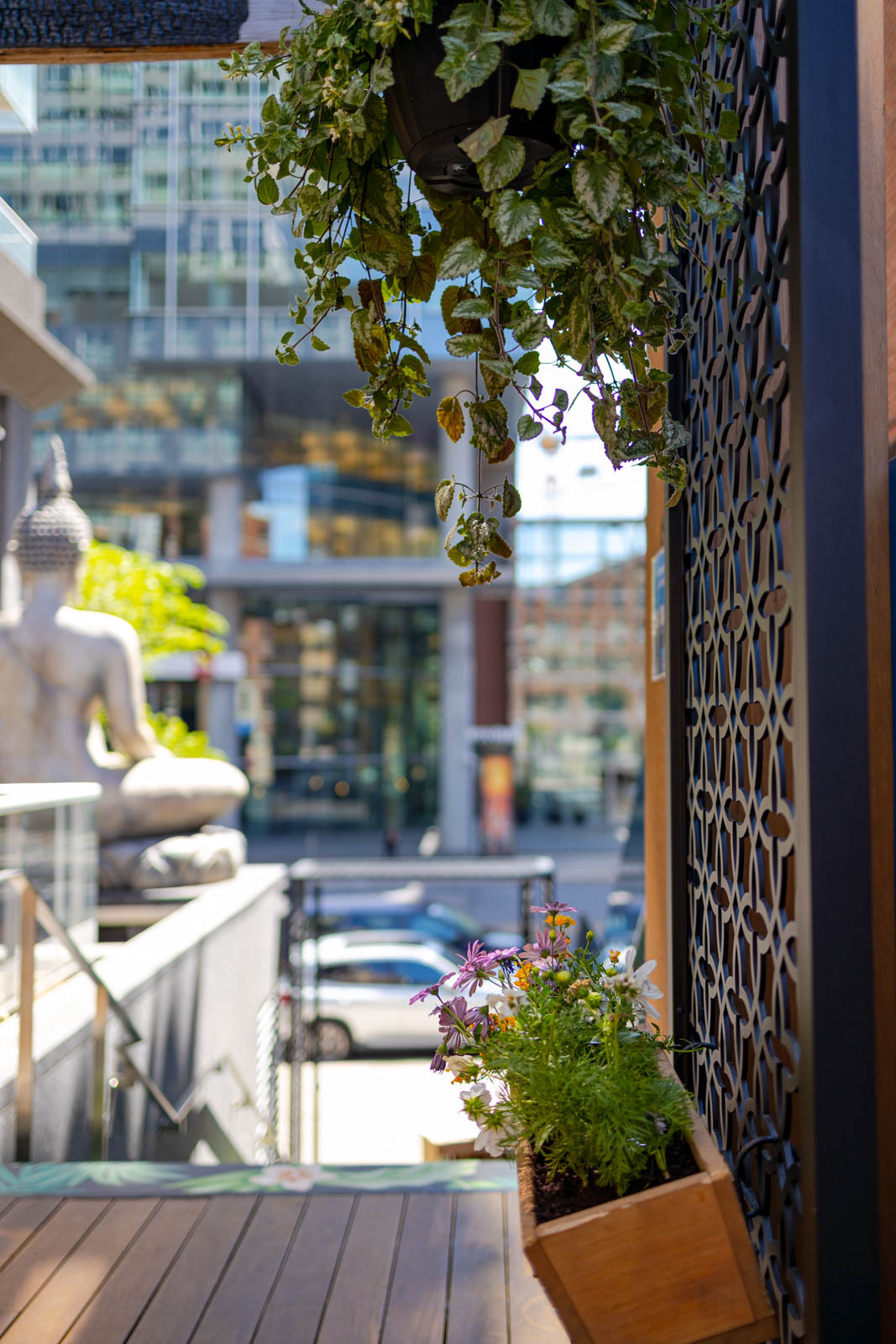 Jardinière en terrasse